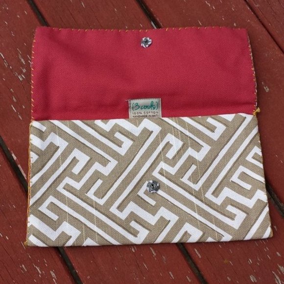 3 CORDS KHAKI AND CREAM WALLET - Picture 2 of 3